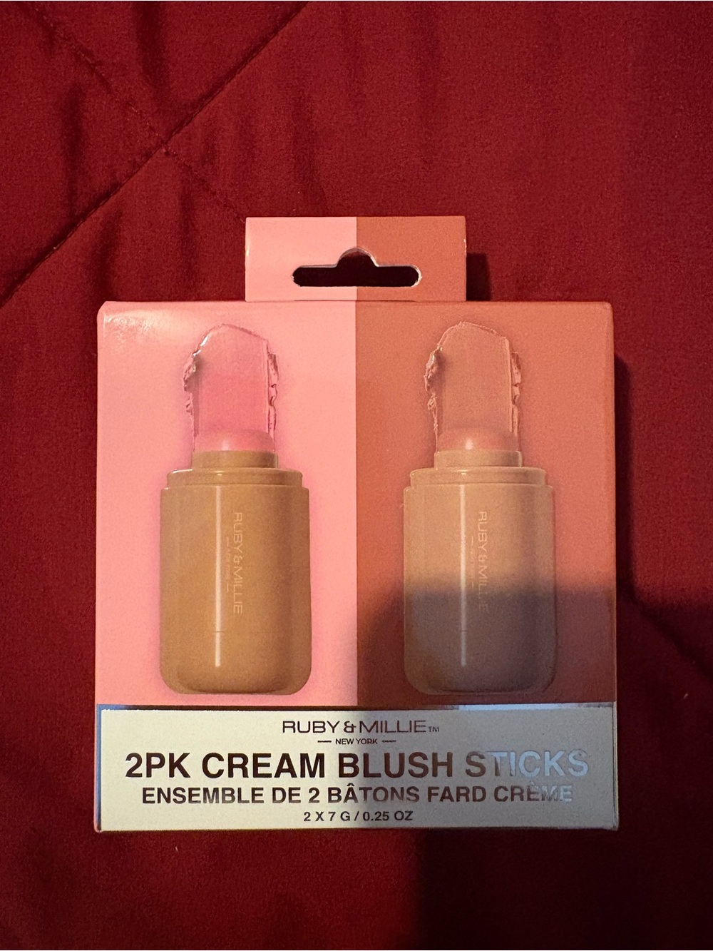 2PK Cream Blush Sticks - Pink Shades
